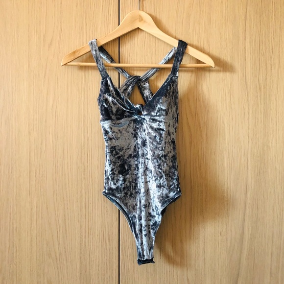 AERIE x AE // Velvet Bodysuit XS - Picture 1 of 12